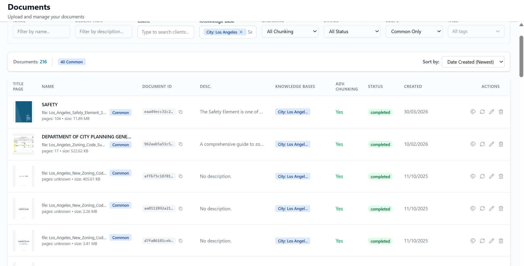 Comprehensive Knowledge Base